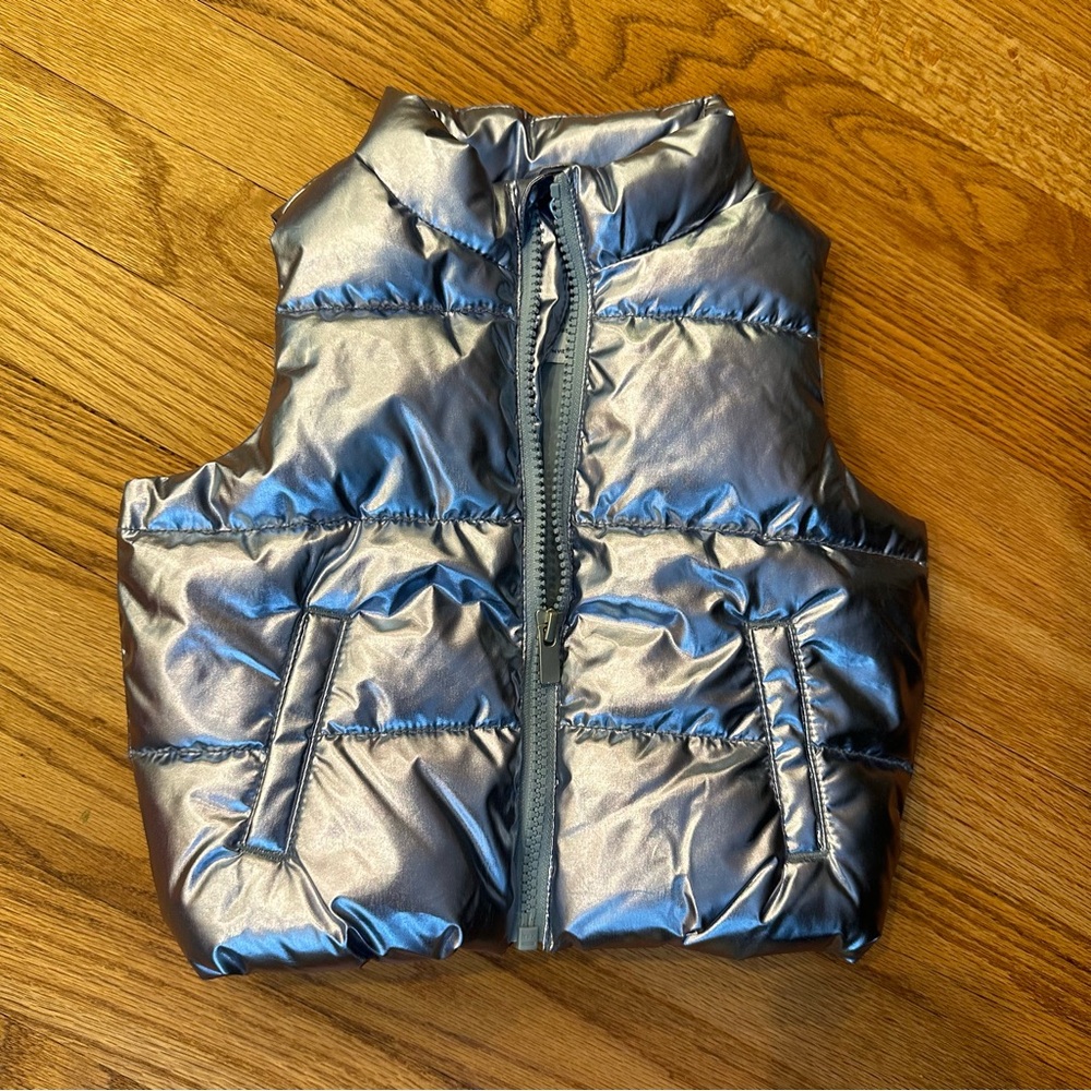 Baby Metallic Puffer Vest